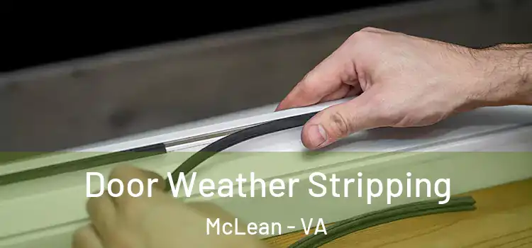 Door Weather Stripping McLean - VA