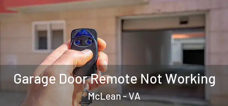  Garage Door Remote Not Working McLean - VA